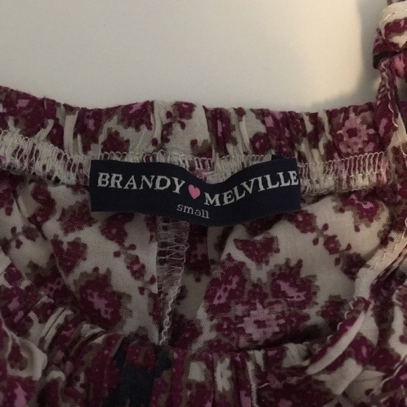Brandy Melville Drawstring Patterned Shorts - Picture 2 of 5